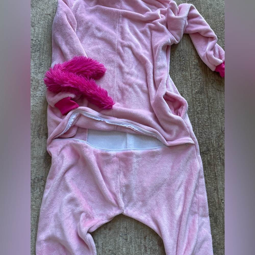 Pink and White Unicorn Onesie Pajamas - Picture 6 of 16